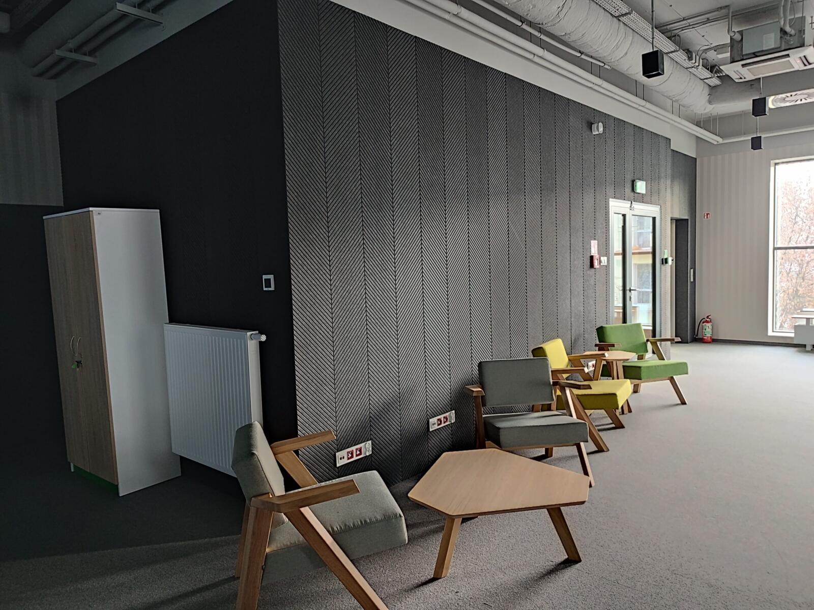 Acoustic panels, V-cut panels, Fovere