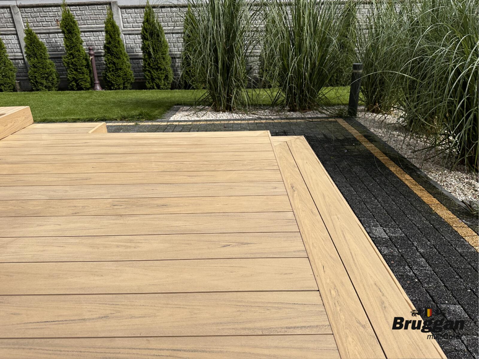 Terrassenbretter, Terrassendiele Bruggan MultiColor Sand, WOODPLAST