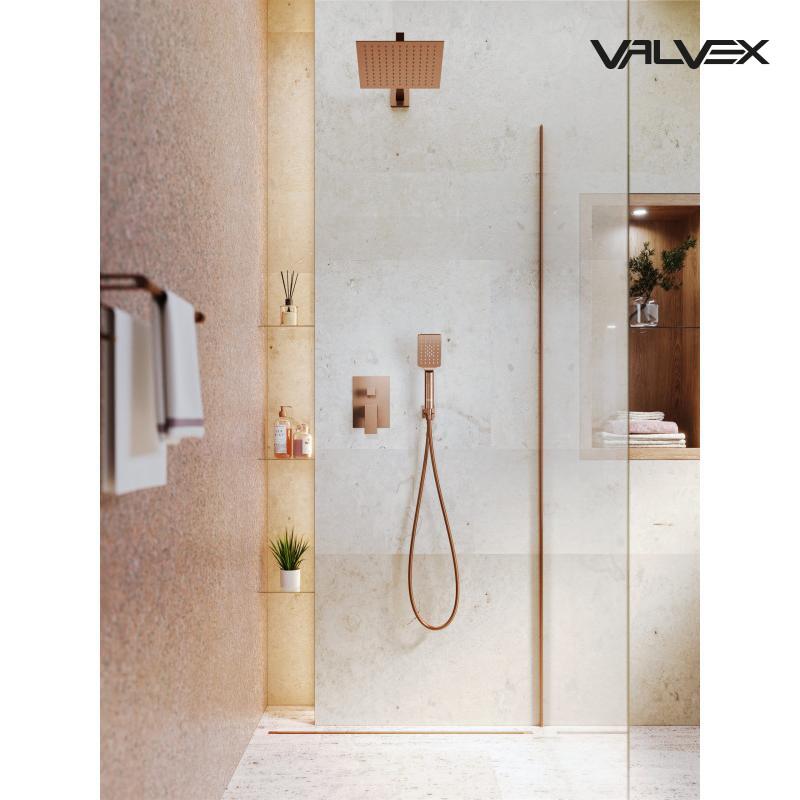 Concealed shower set