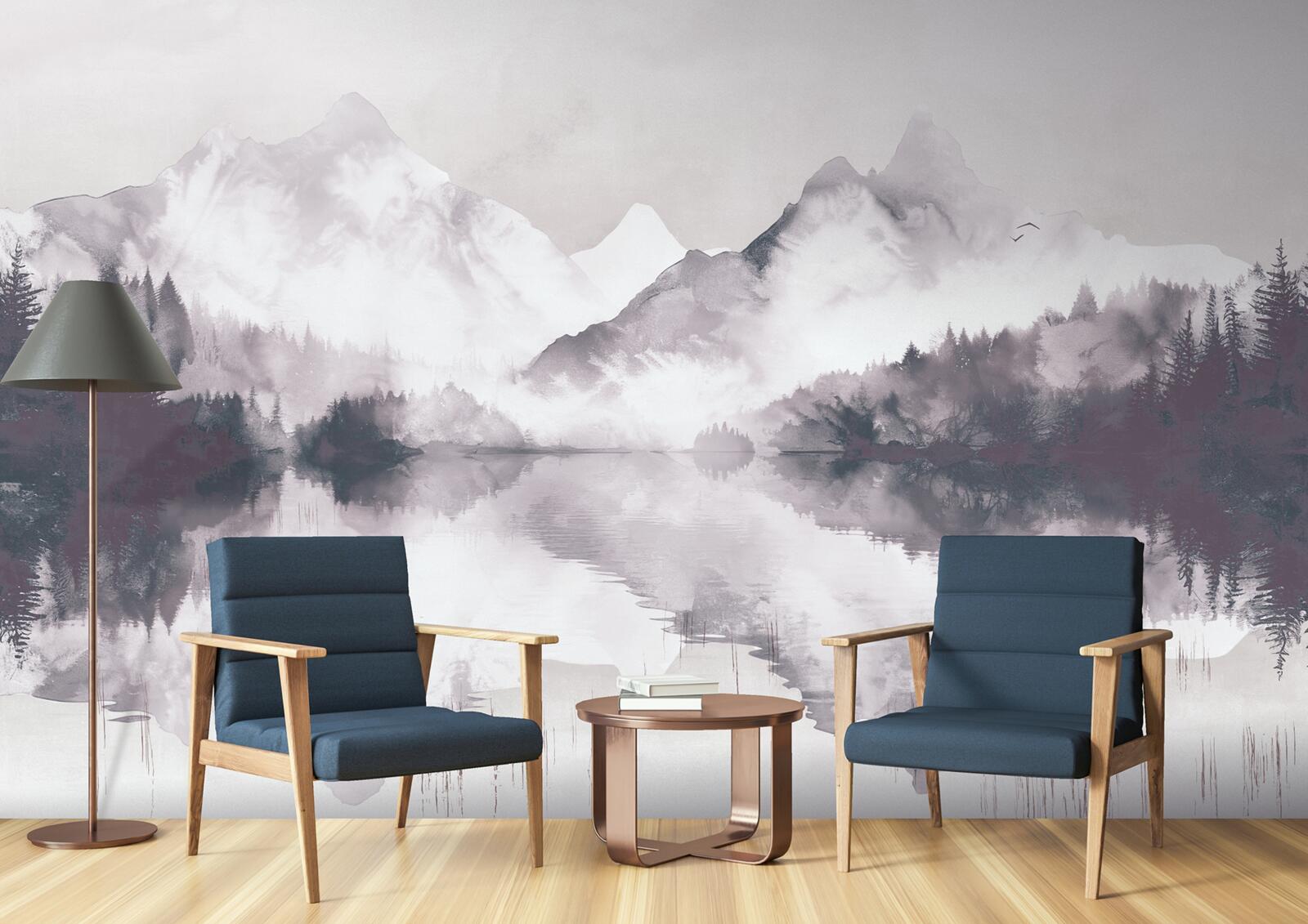 Wallpapers, Winter Sky, Muraspec