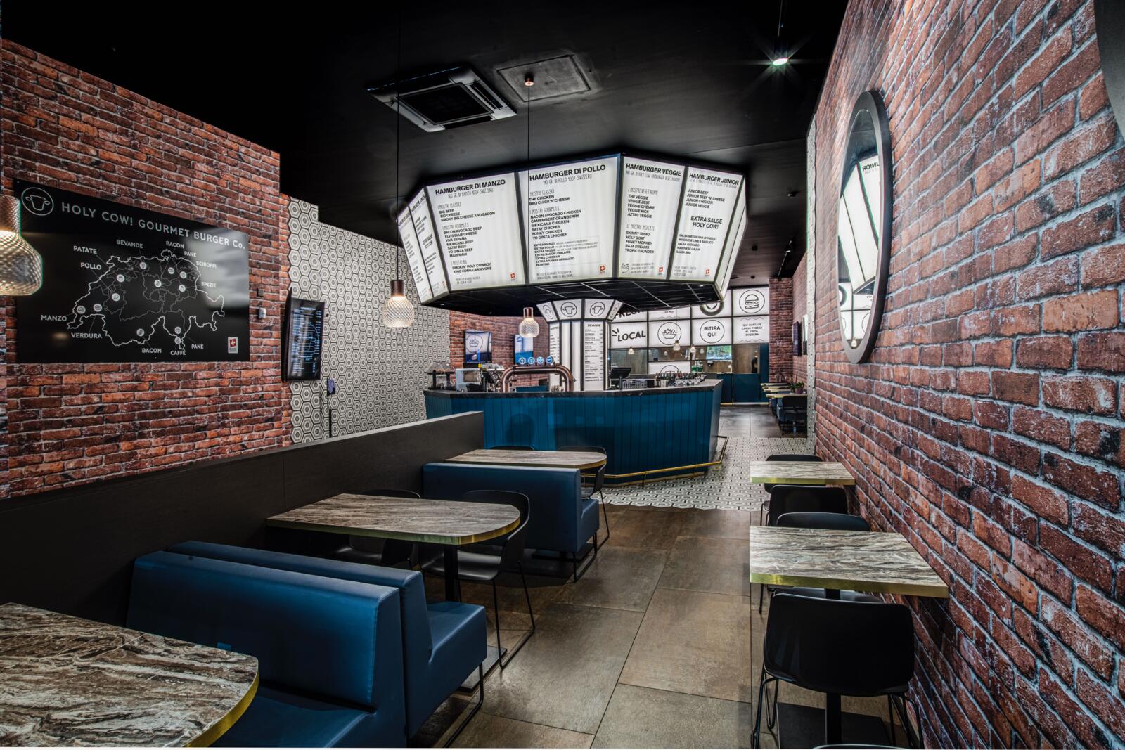 Holy Cow burger restaurant