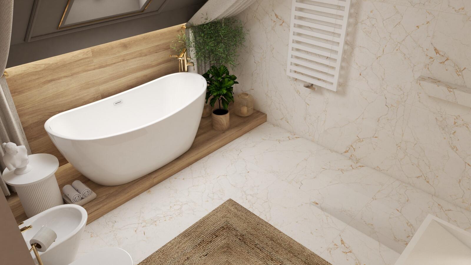 Łazienka na poddaszu- prywatne spa