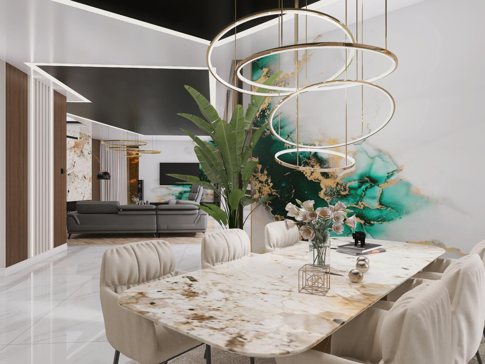 Projekt wnętrza domu w Garwolinie