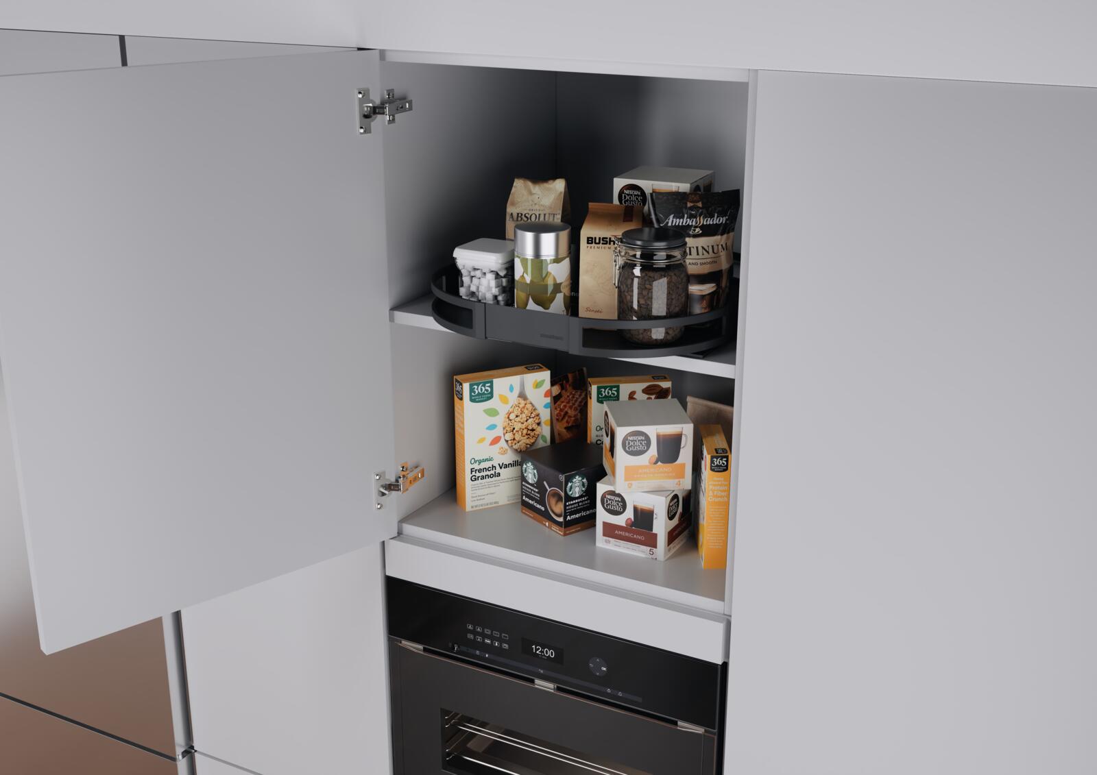 Tall cabinet system - deep cabinets