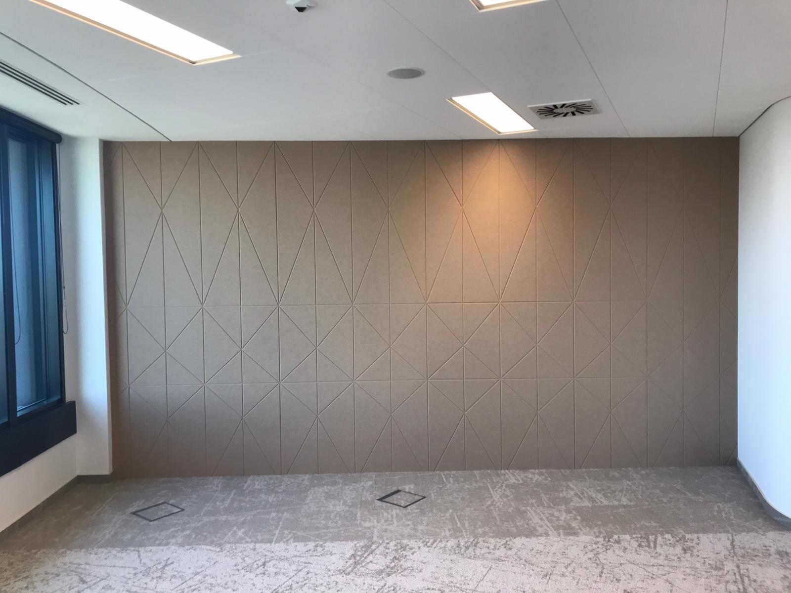Acoustic panels, V-cut panels, Fovere
