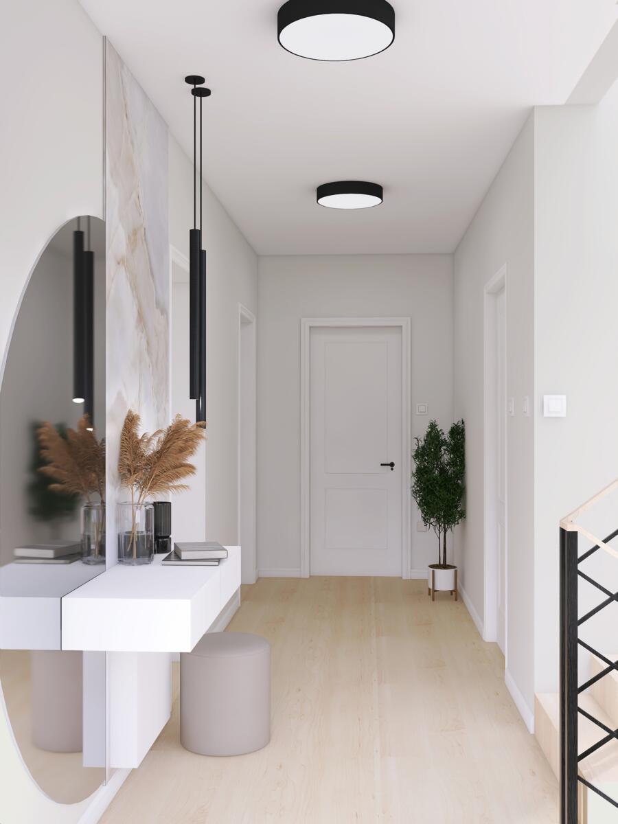 Projekt wnętrza domu w Będzinie