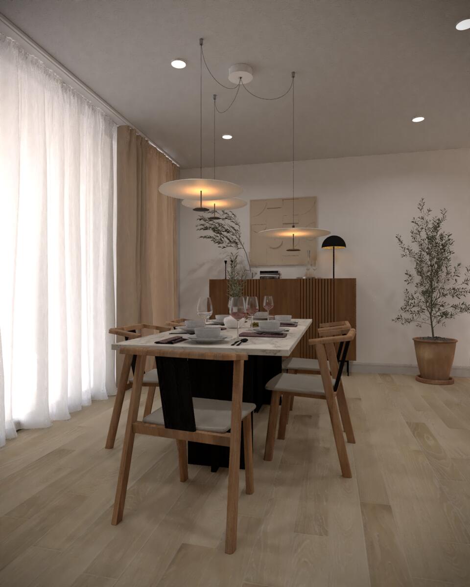 This comprehensive interior design project demonstrates...