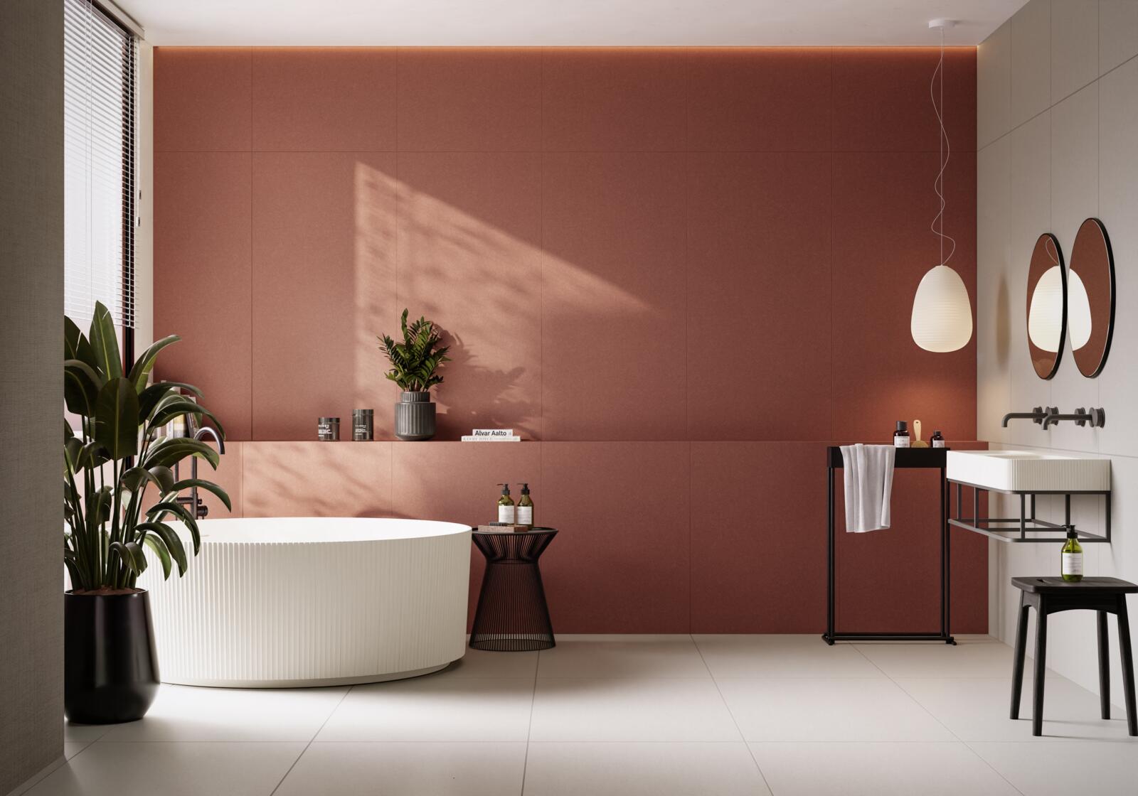 Monolight Terracota & White