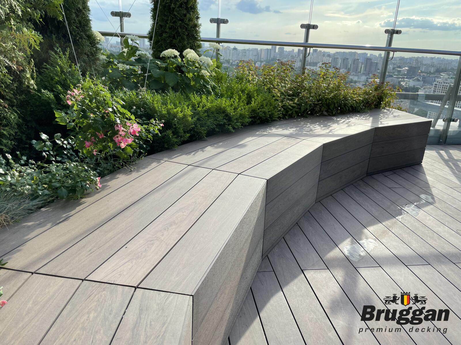 Terrassenbretter, Terrassendiele Bruggan MultiColor Wenge, WOODPLAST