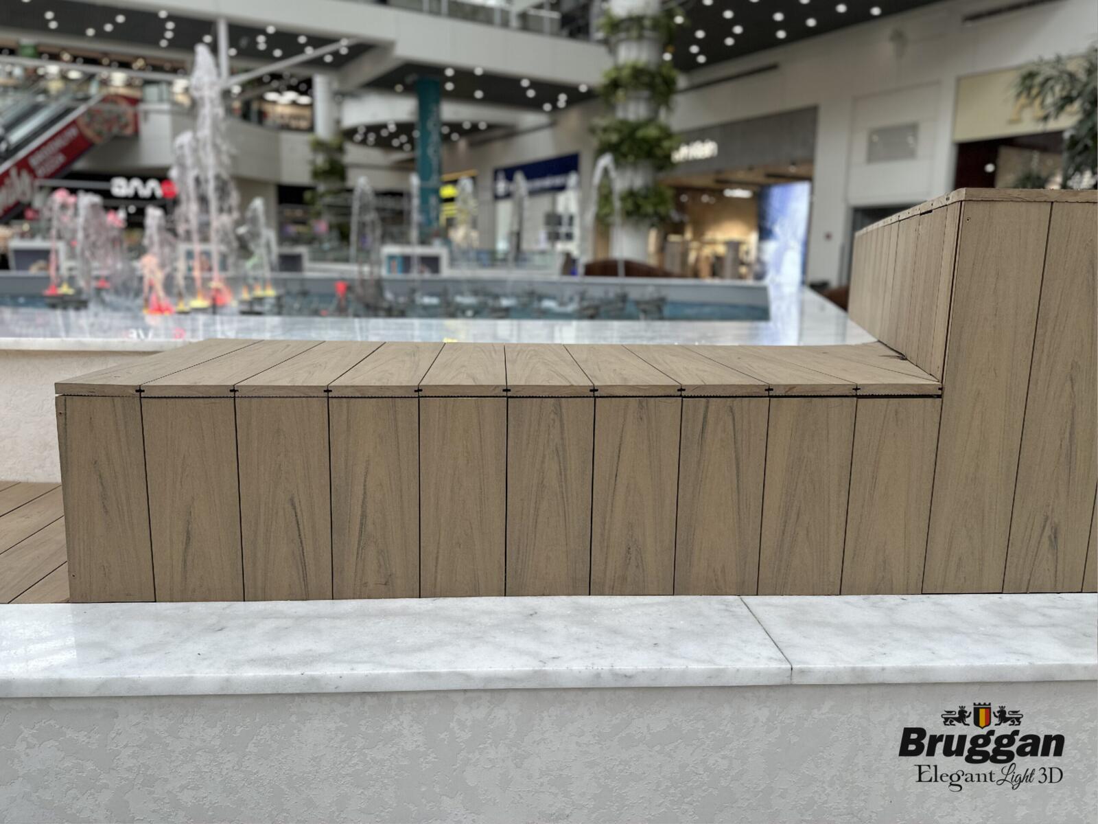 Terrassenbretter, Terrassendiele Bruggan MultiColor Sand, WOODPLAST