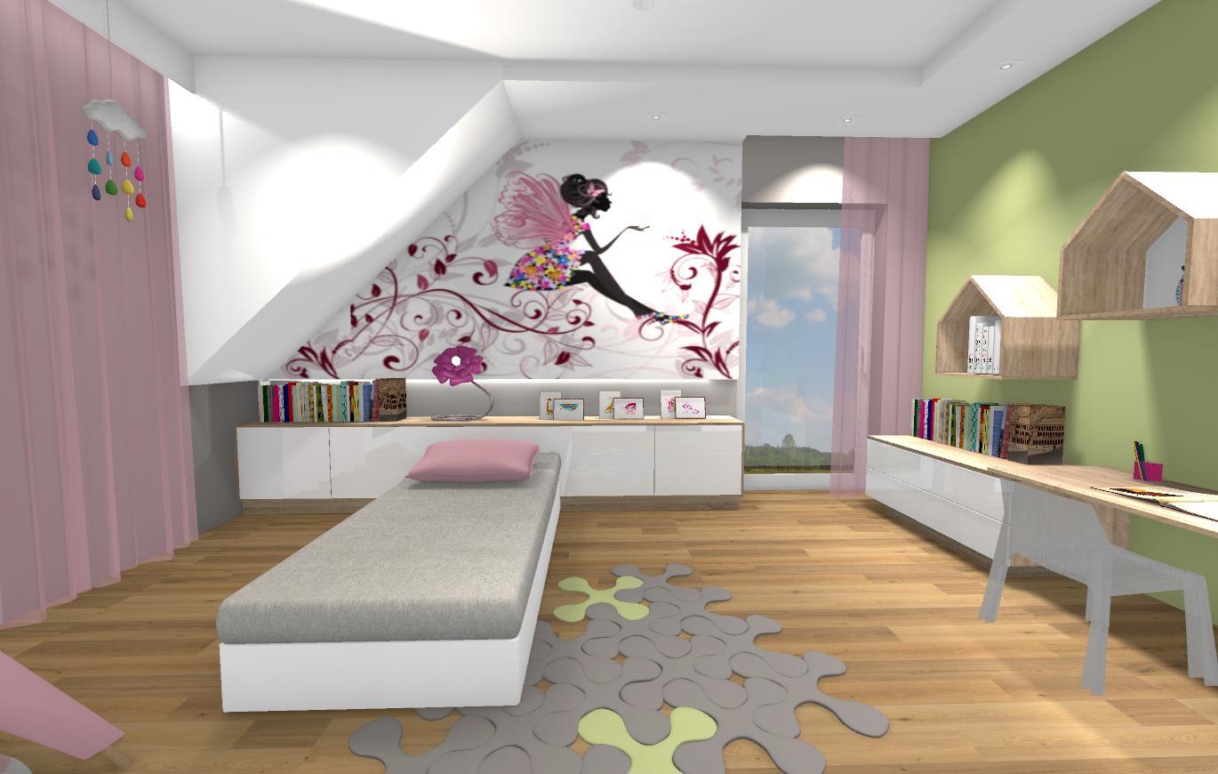 Pokój małej księżniczki | DOMdecor STUDIO - ArchiUp.com - Biblioteca ...