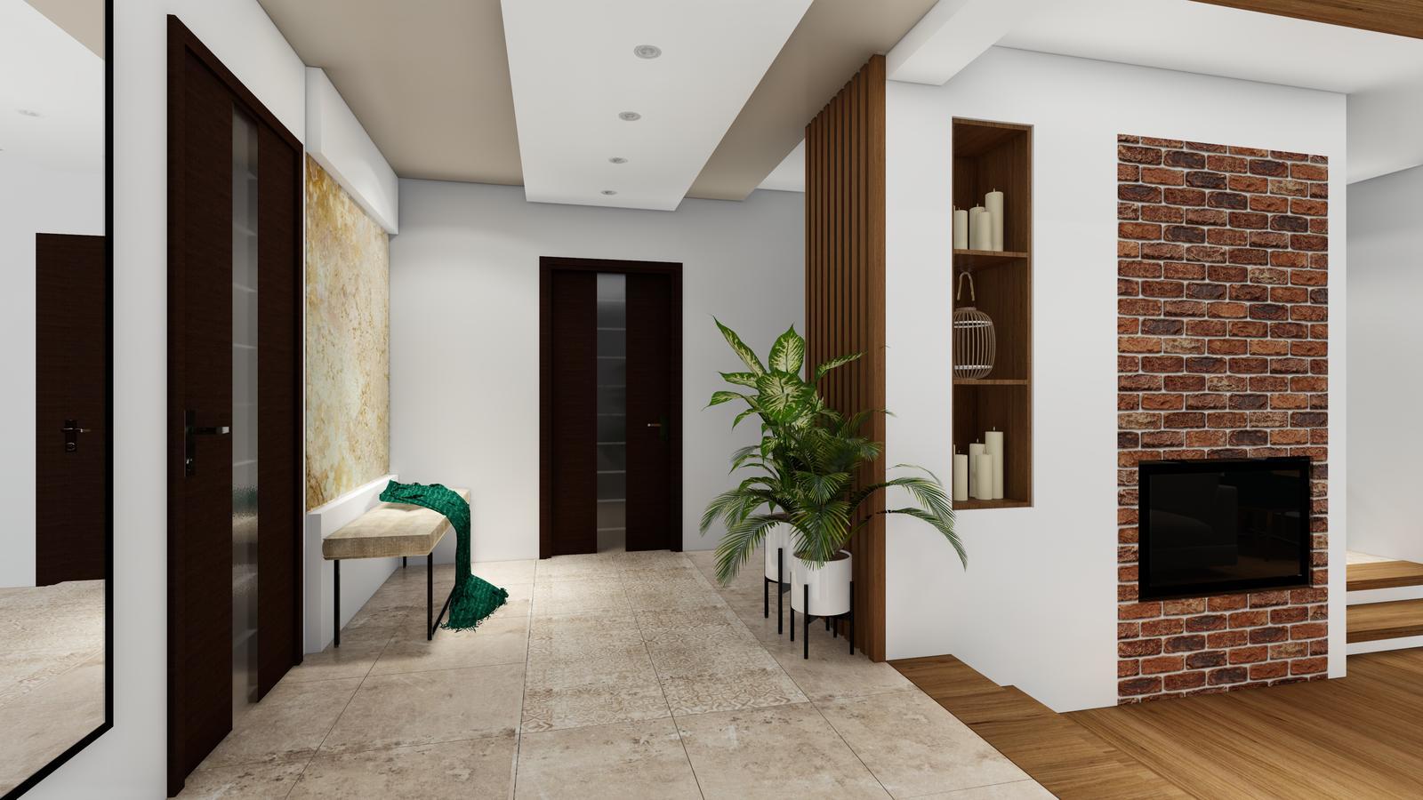 Dom w otoczeniu zieleni część 1. projektowana pow. 70m2