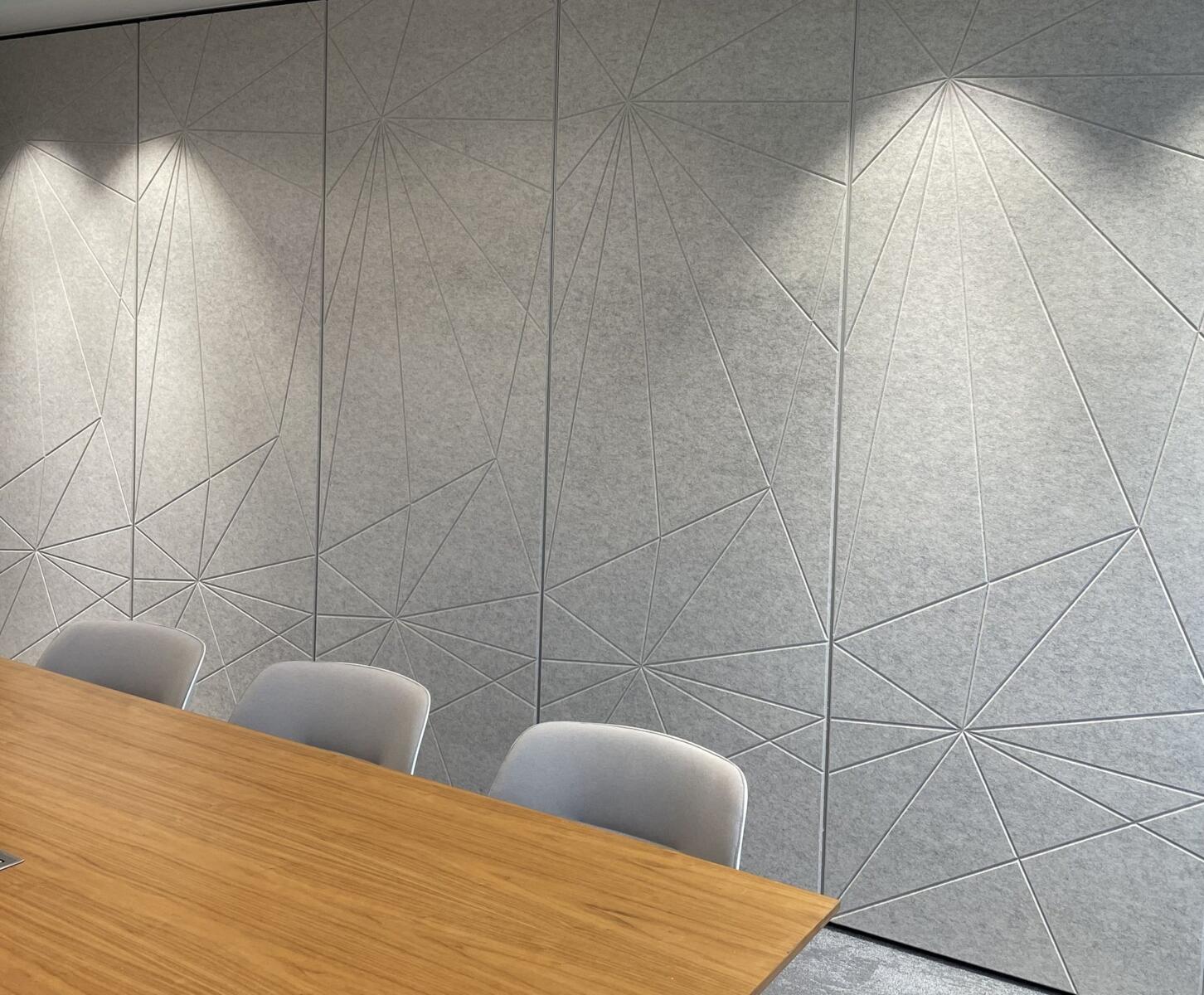 Acoustic panels, V-cut panels, Fovere