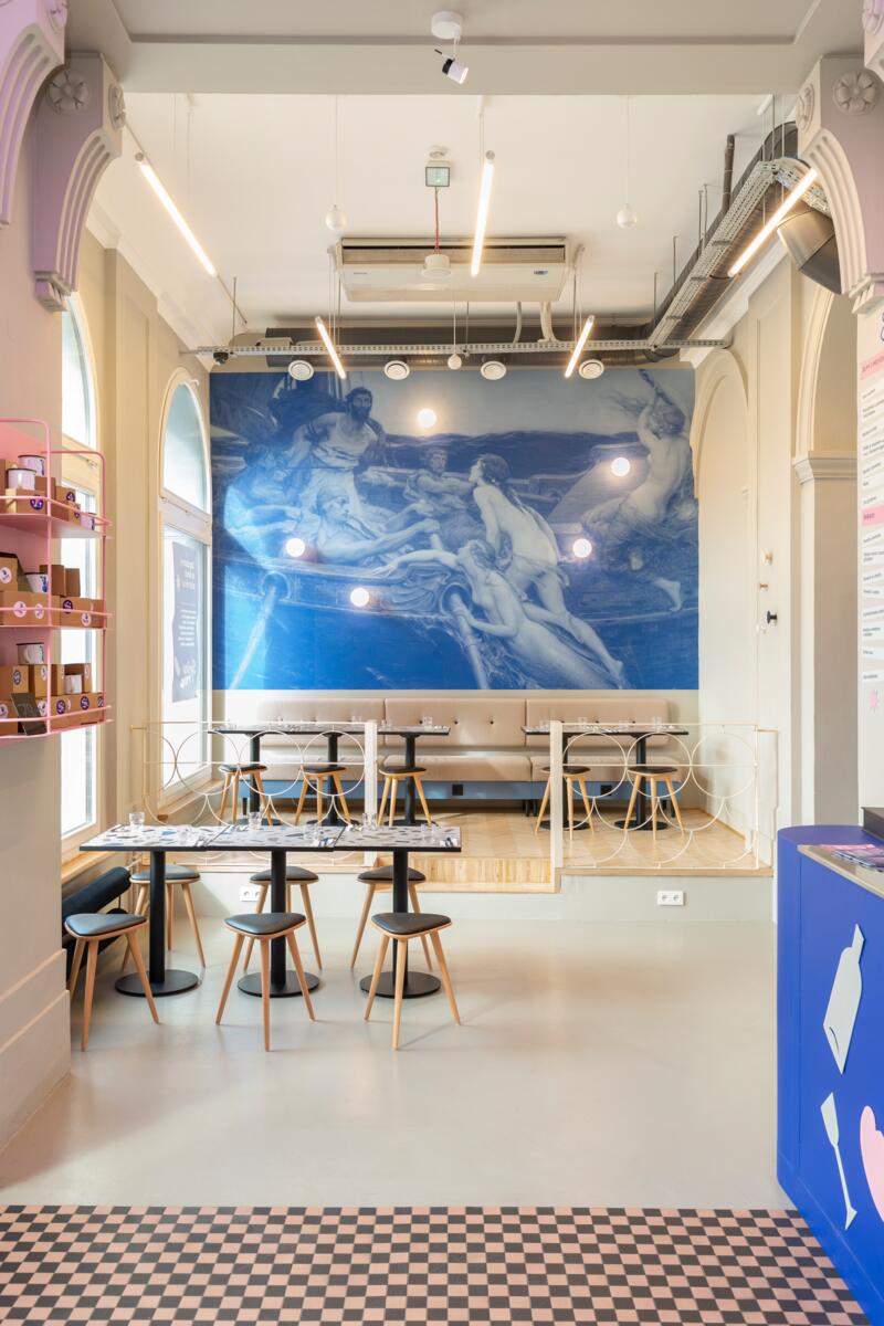 Wall Lamps, MODERN BALL simple midi LED hermetic surface, AQForm