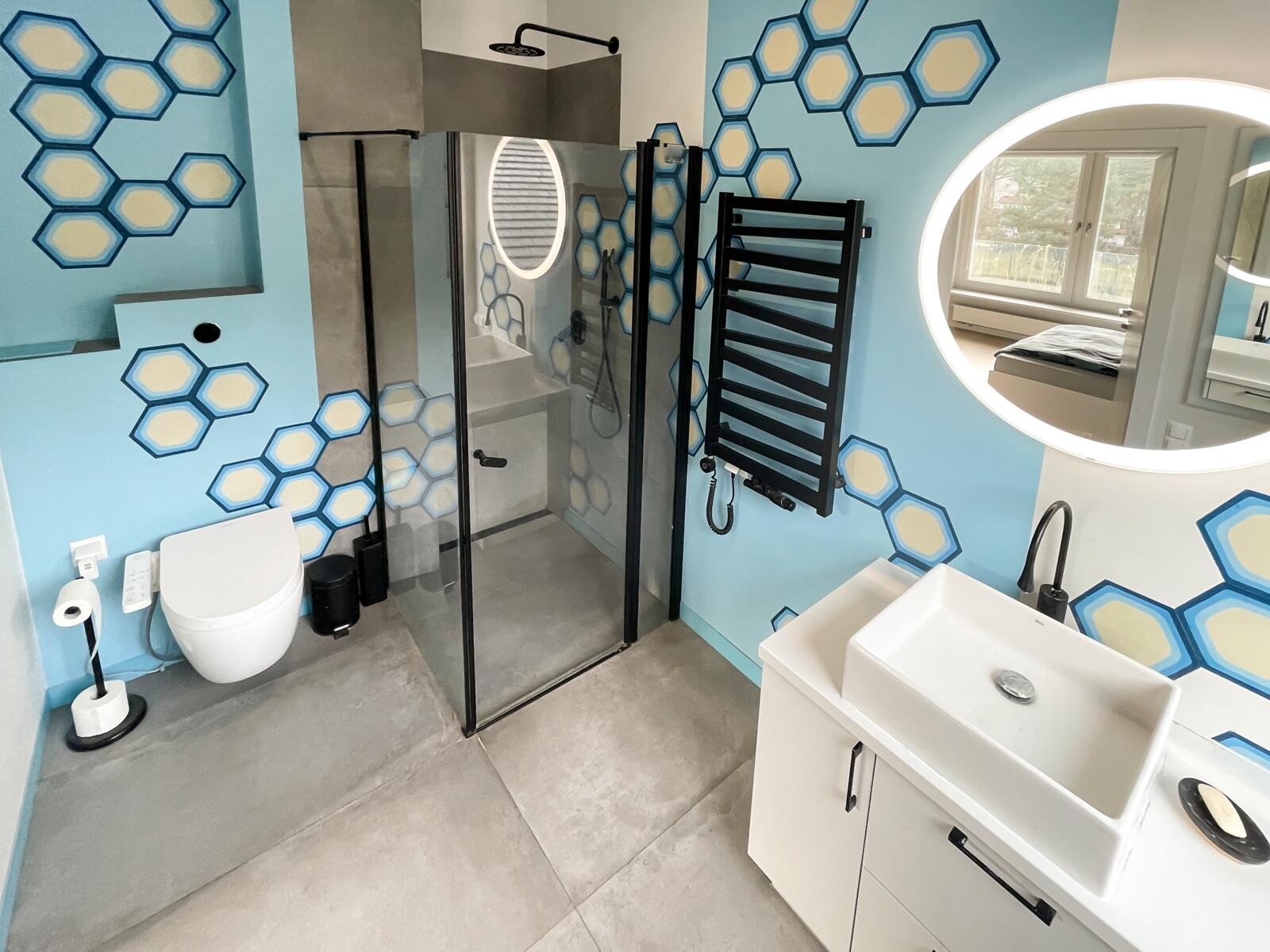 Salle de bain moderne et carreaux en ciment Mirdor