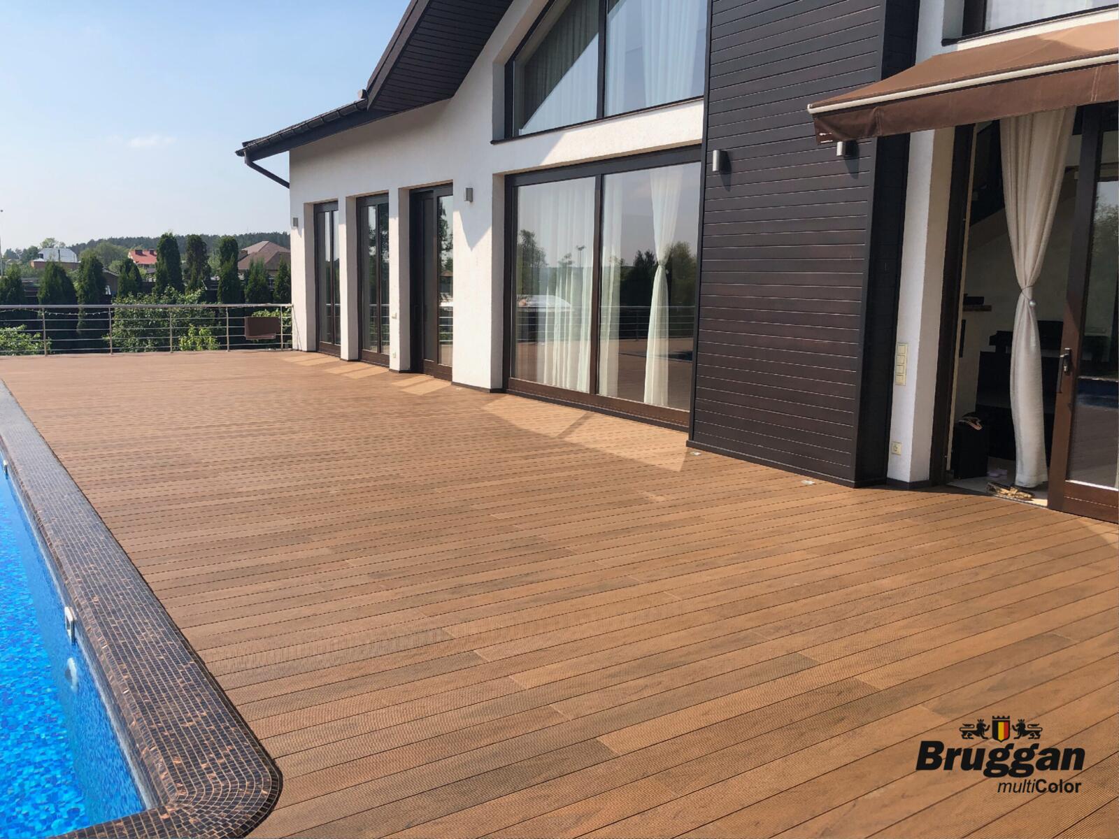 Terrassenbretter, Terrassendiele Bruggan MultiColor Cedar, WOODPLAST