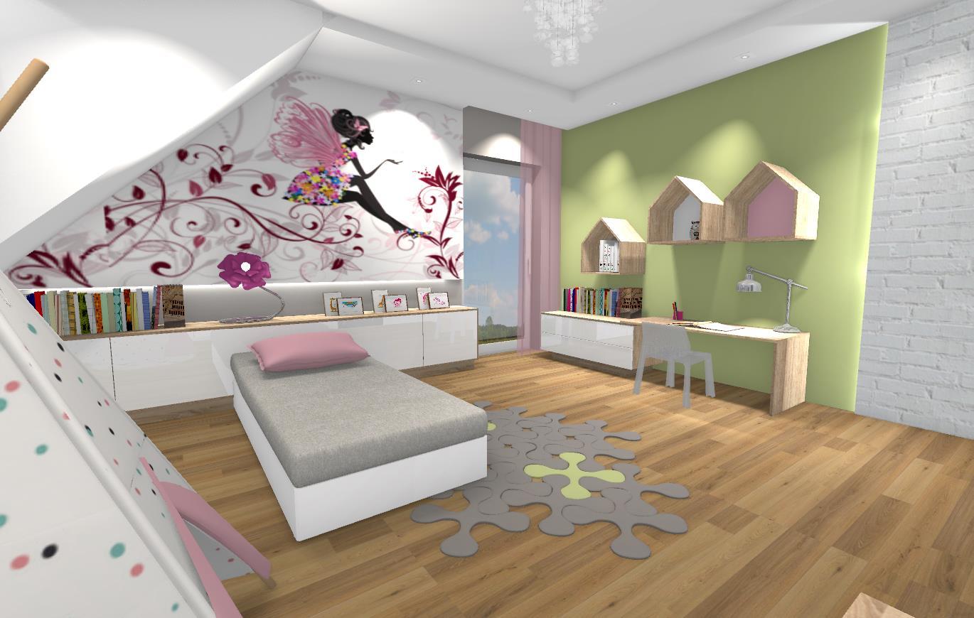 Pokój małej księżniczki | DOMdecor STUDIO - ArchiUp.com - Biblioteca ...