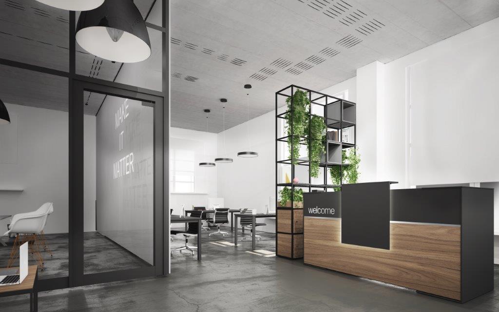 Counters, Nivero reception counters, MARO Office Furniture