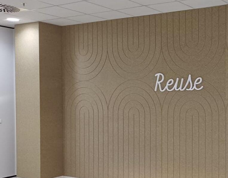 Acoustic panels, V-cut panels, Fovere