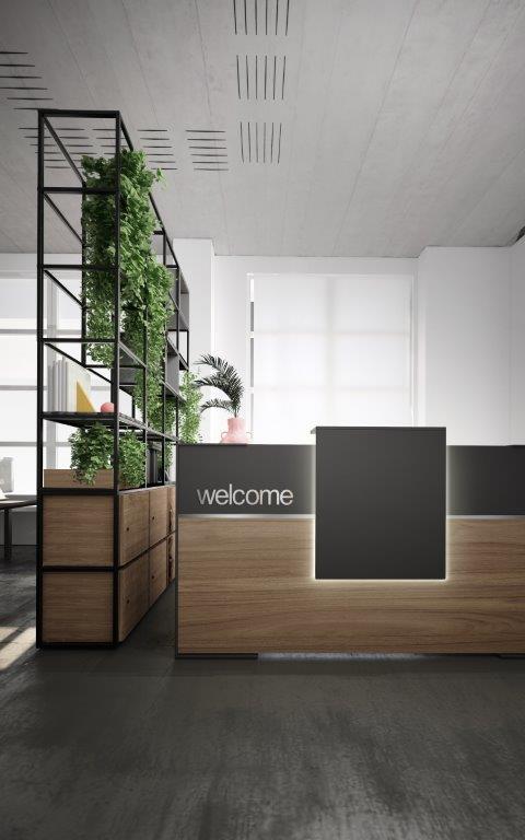 Counters, Nivero reception counters, MARO Office Furniture