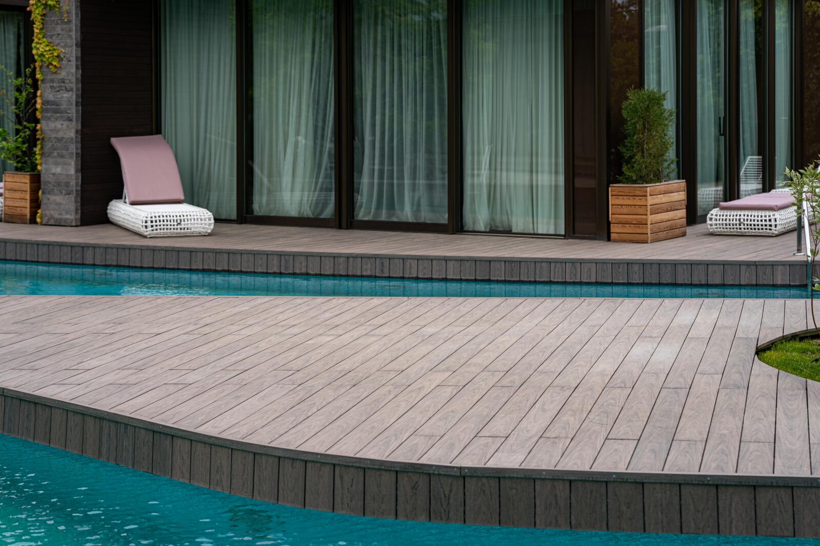 Terrassenbretter, Terrassendiele Bruggan MultiColor Wenge, WOODPLAST