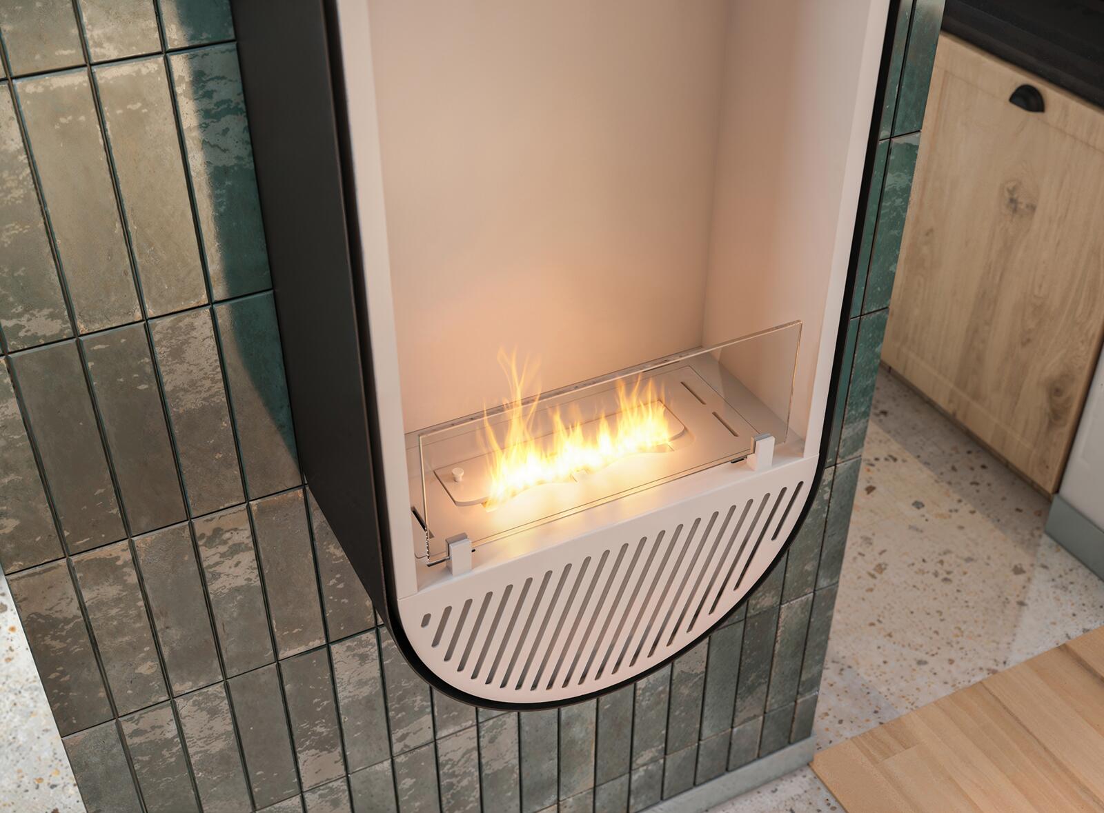 Gas Fires, Incyrcle Slim Vert, InFire Biokominki