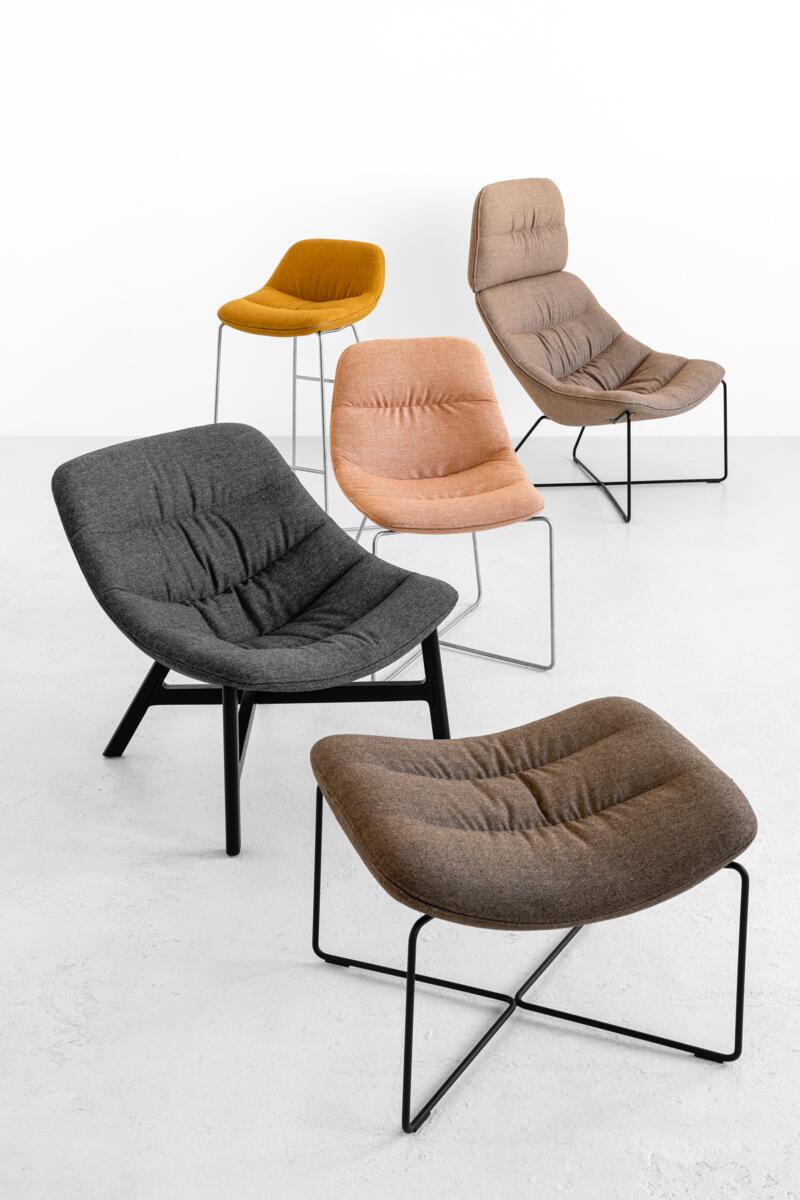 Krzesła, Mishell soft MIS-H-PN, Noti