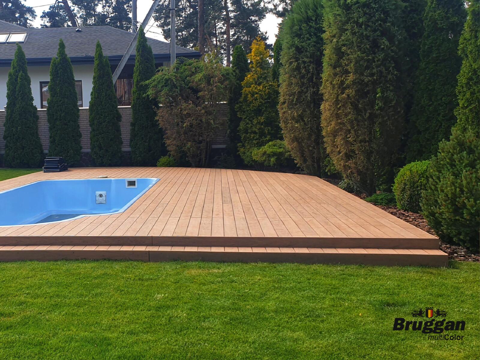 Terrassenbretter, Terrassendiele Bruggan MultiColor Cedar, WOODPLAST