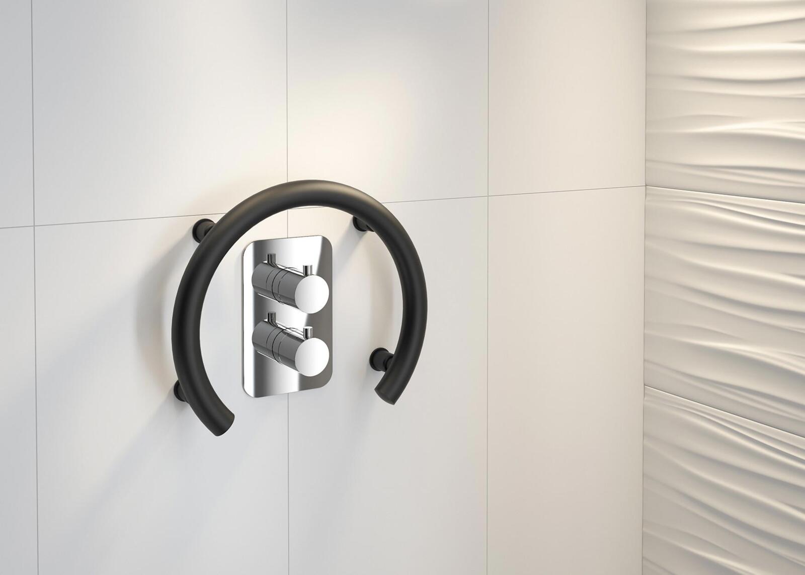 Exposed shower systems, THERM - External element, for thermostatic BOX - chrome, Deante