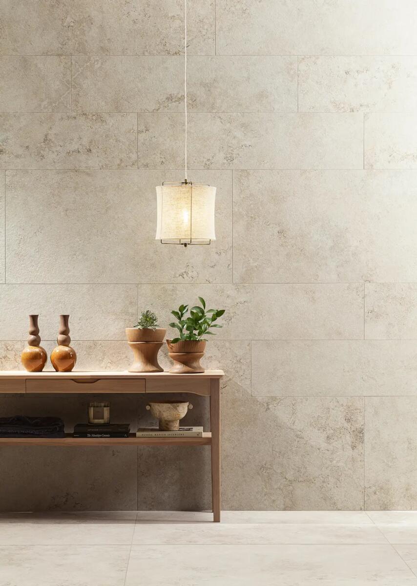 Wall Tile, Breccia Fara ivory STR Porcelain tile 1198x598, Tubądzin