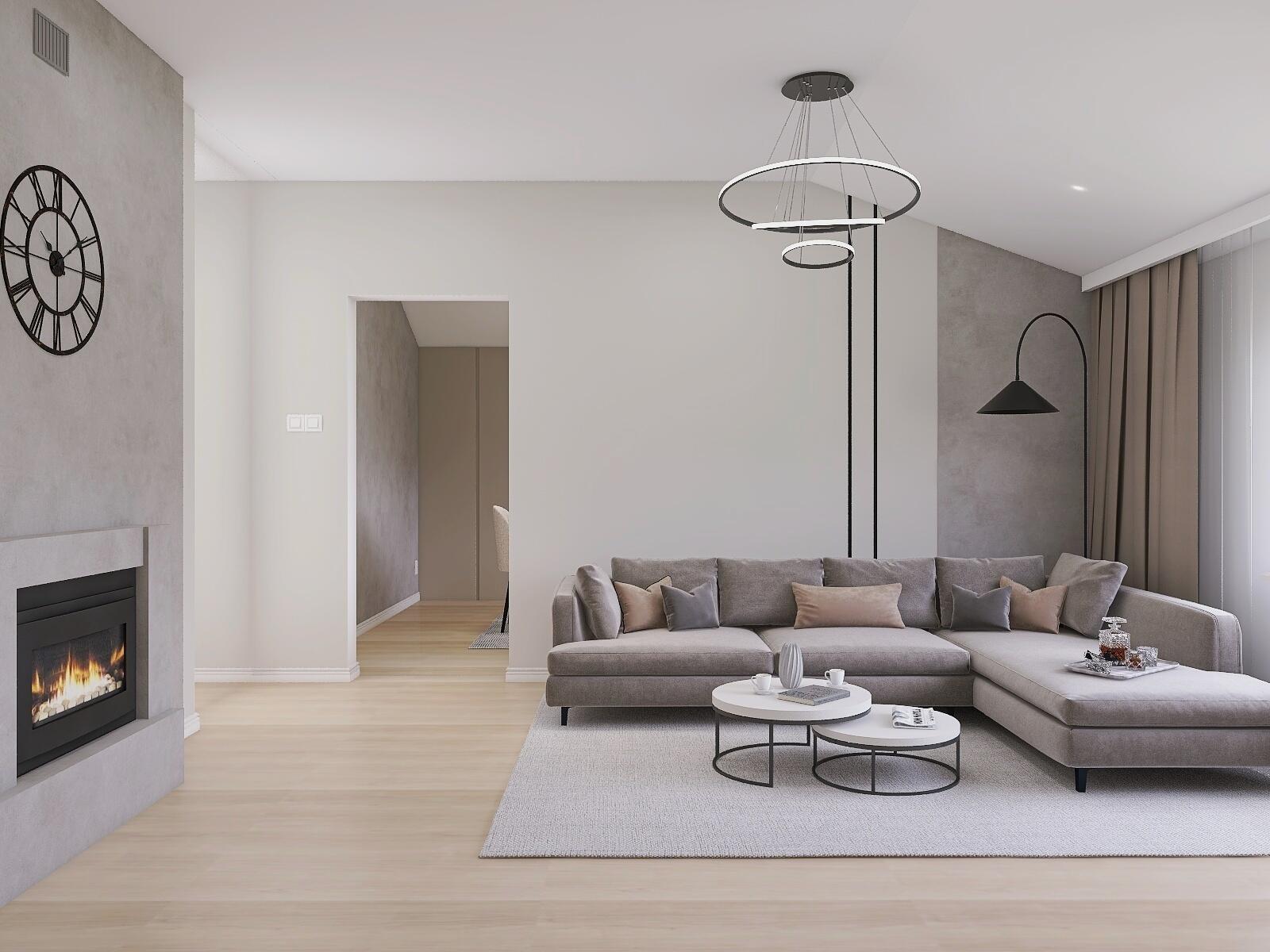 Projekt wnętrza domu w Będzinie