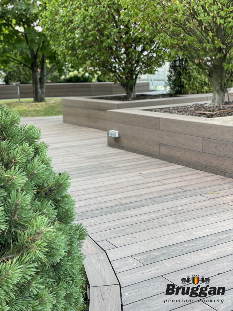 Terrassenbretter, Terrassendiele Bruggan MultiColor Wenge, WOODPLAST