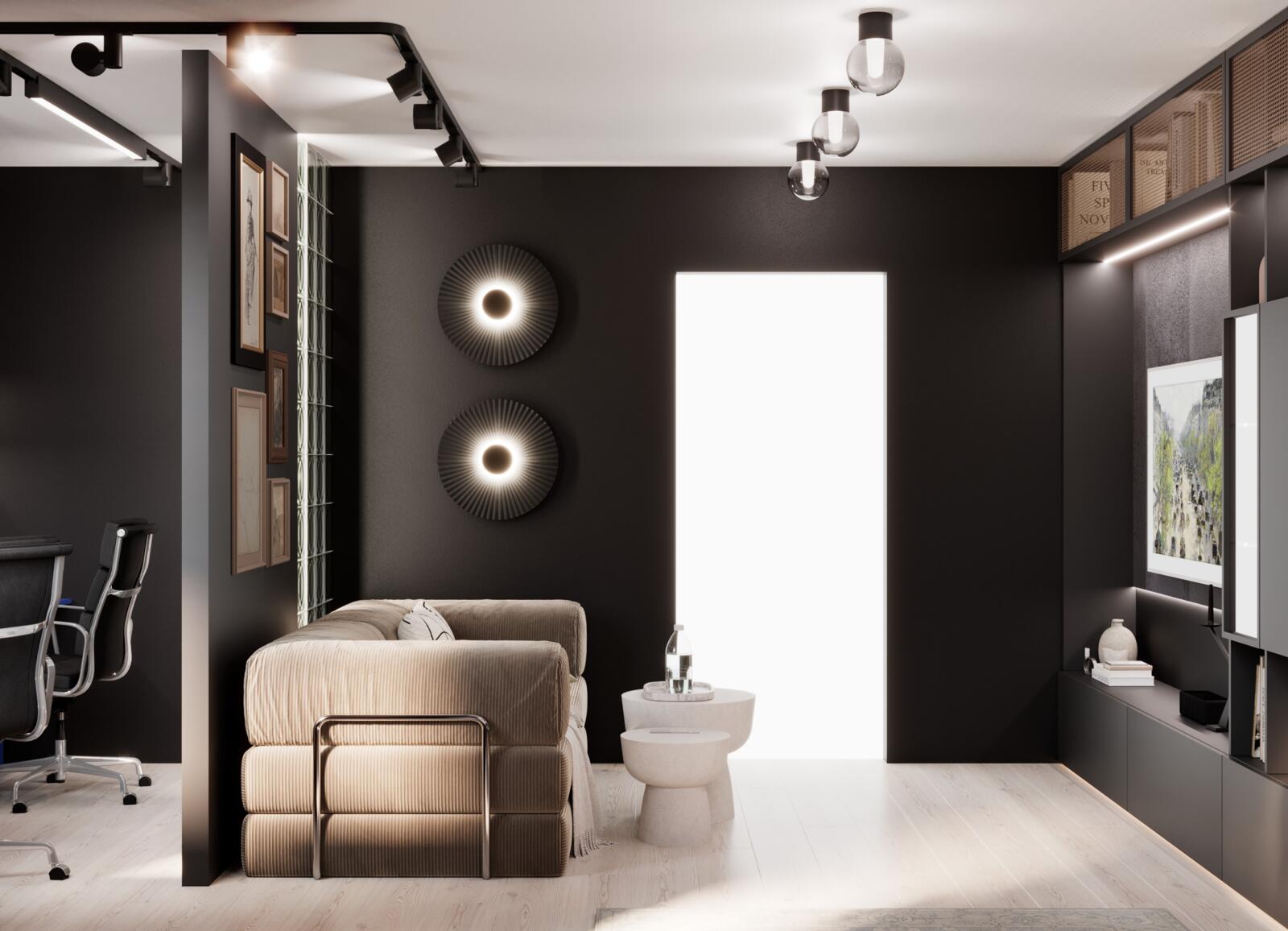 Projekt mieszkania pod Warszawą