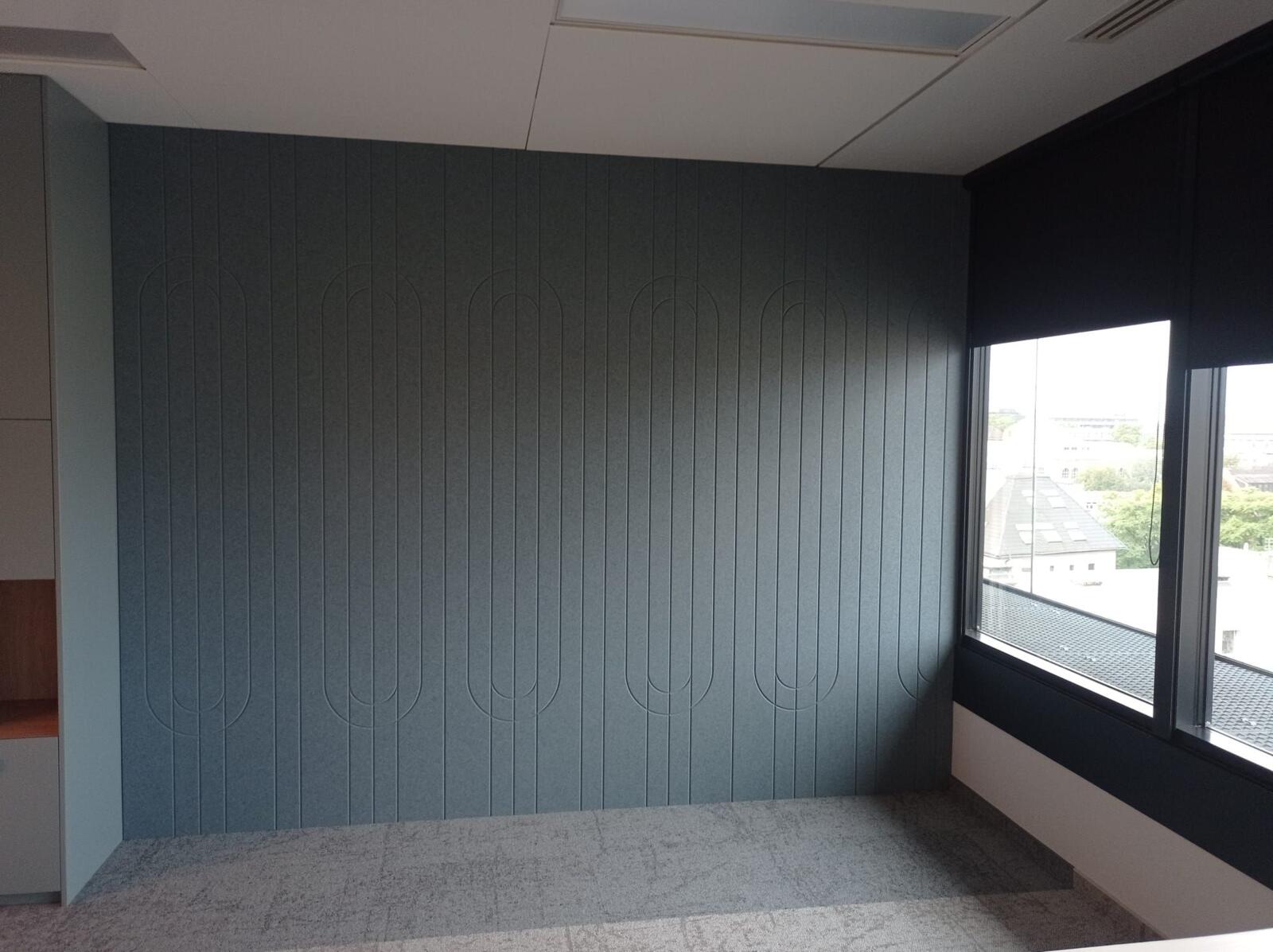 Acoustic panels, V-cut panels, Fovere