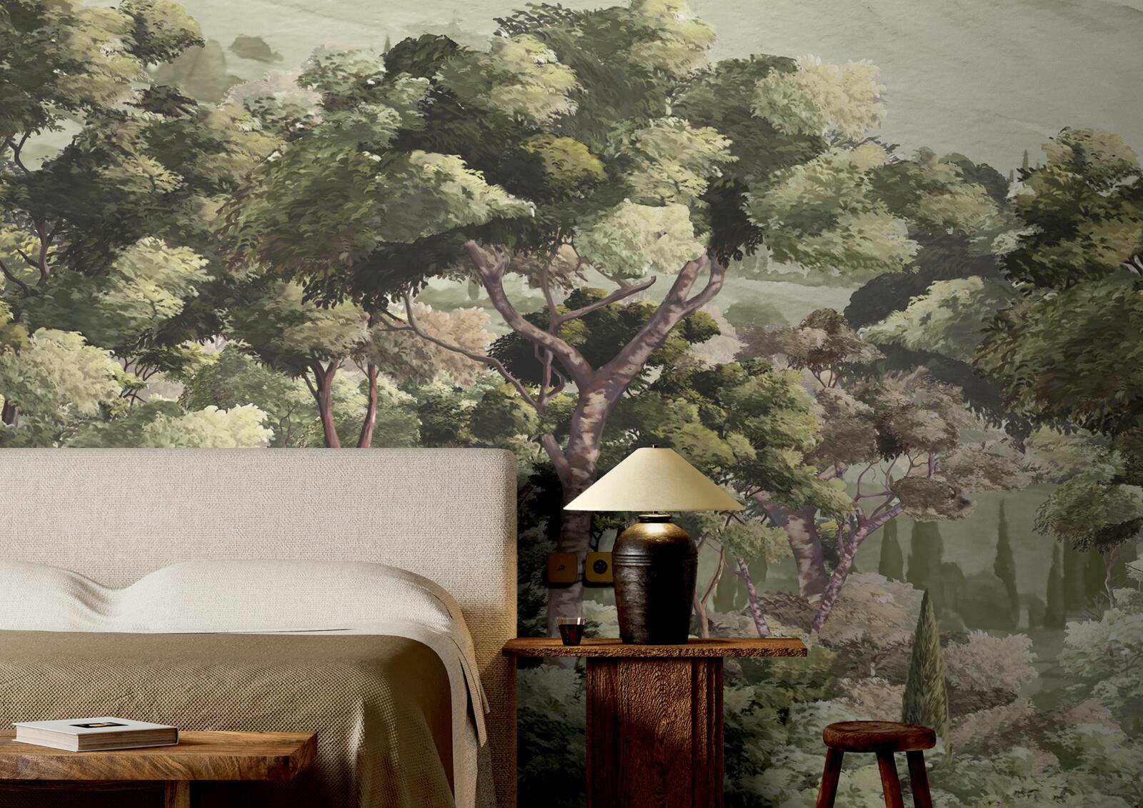 Wallpapers, Misted Forest, Muraspec