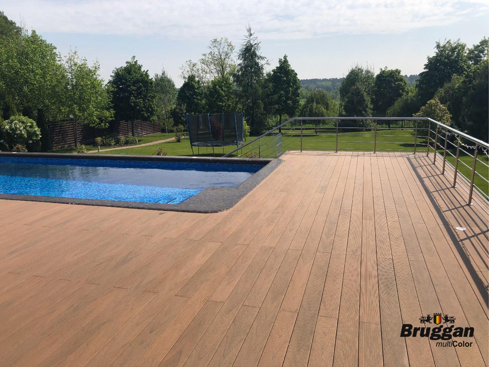 Terrassenbretter, Terrassendiele Bruggan MultiColor Cedar, WOODPLAST