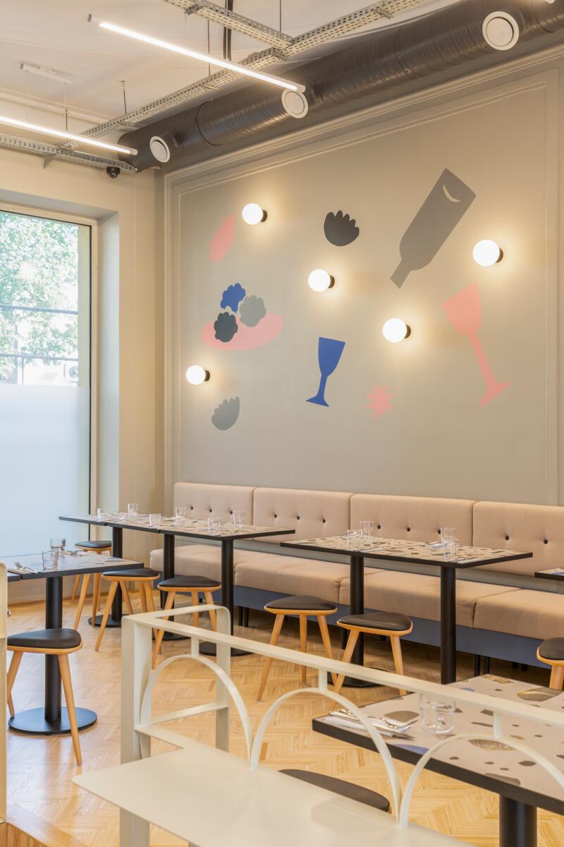 Wall Lamps, MODERN BALL simple midi LED hermetic surface, AQForm