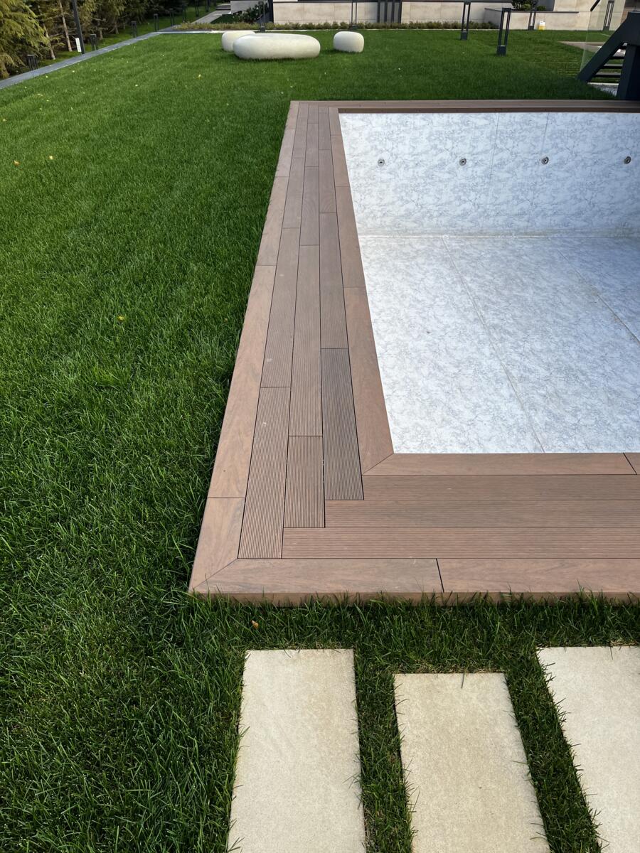 Terrassenbretter, Terrassendiele Bruggan MultiColor Wenge, WOODPLAST