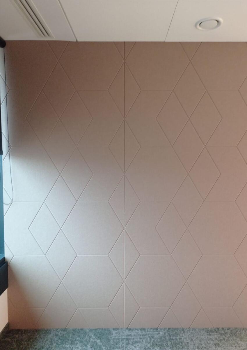 Acoustic panels, V-cut panels, Fovere