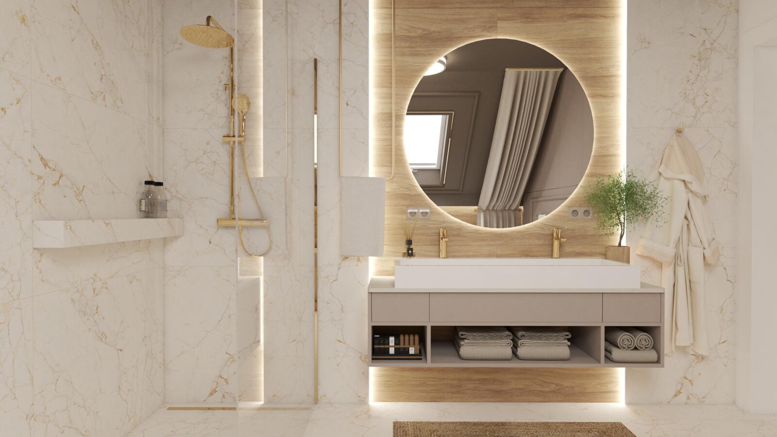 Łazienka na poddaszu- prywatne spa