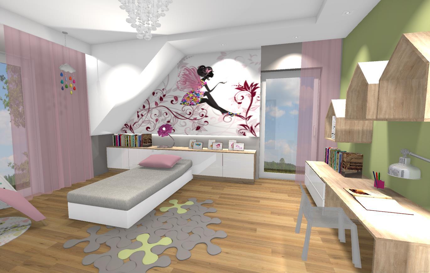 Pokój małej księżniczki | DOMdecor STUDIO - ArchiUp.com - Biblioteca ...