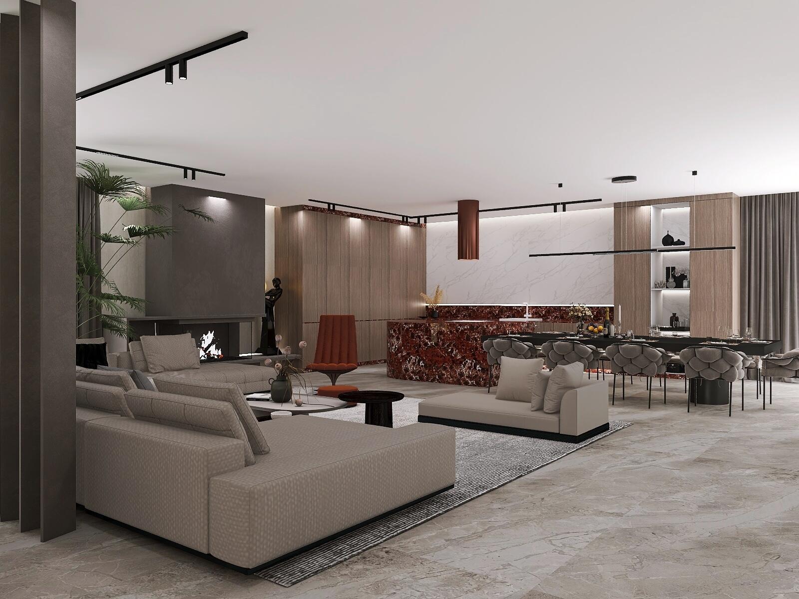 Projekt luksusowej rezydencji pod Warszawą