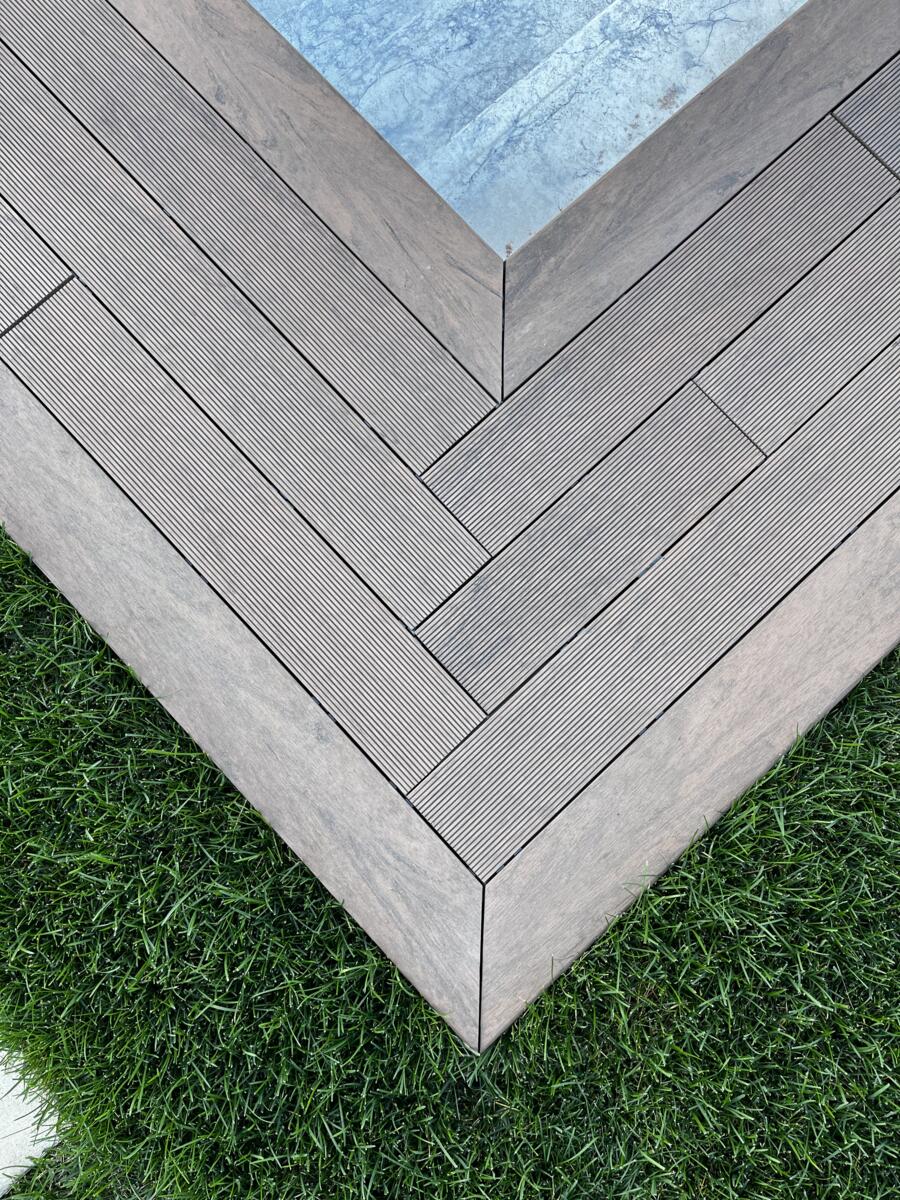 Terrassenbretter, Terrassendiele Bruggan MultiColor Wenge, WOODPLAST