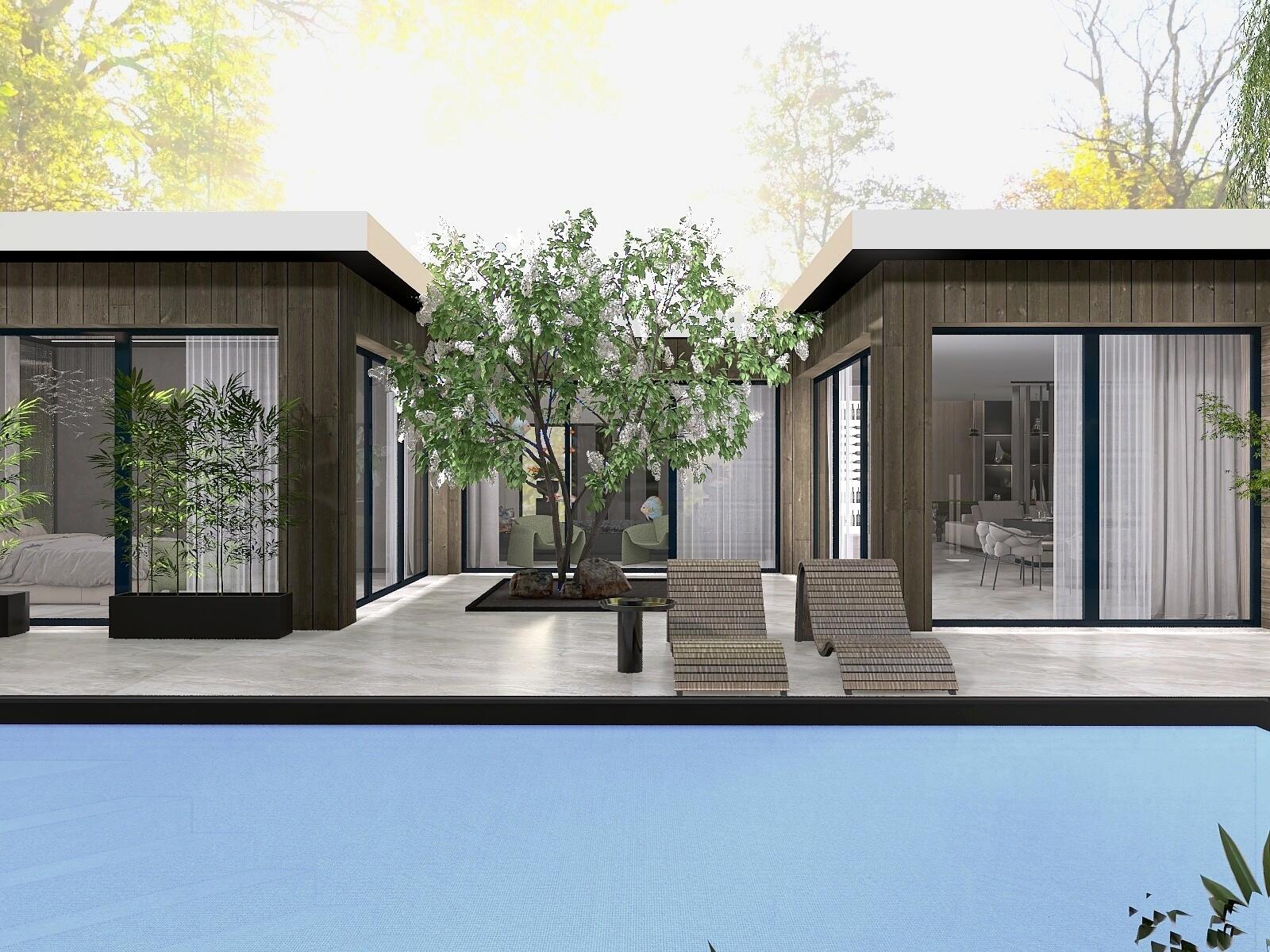 Projekt luksusowej rezydencji pod Warszawą