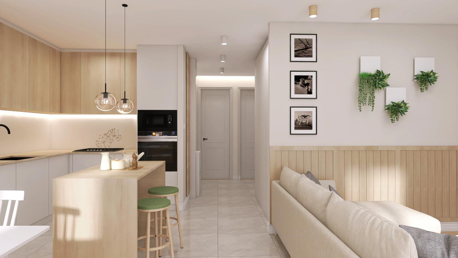 Projekt wnętrza domu w Garwolinie