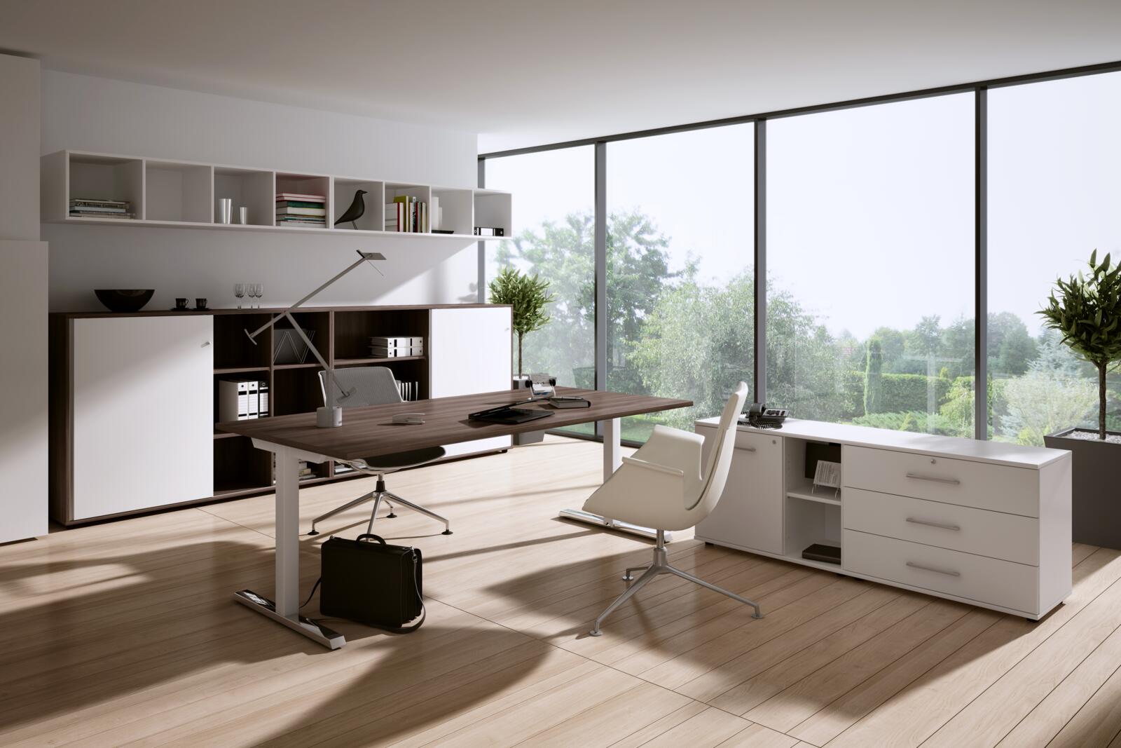 Schreibtische, Lano -T  Mitarbeitermöbelsystem, MARO Office Furniture