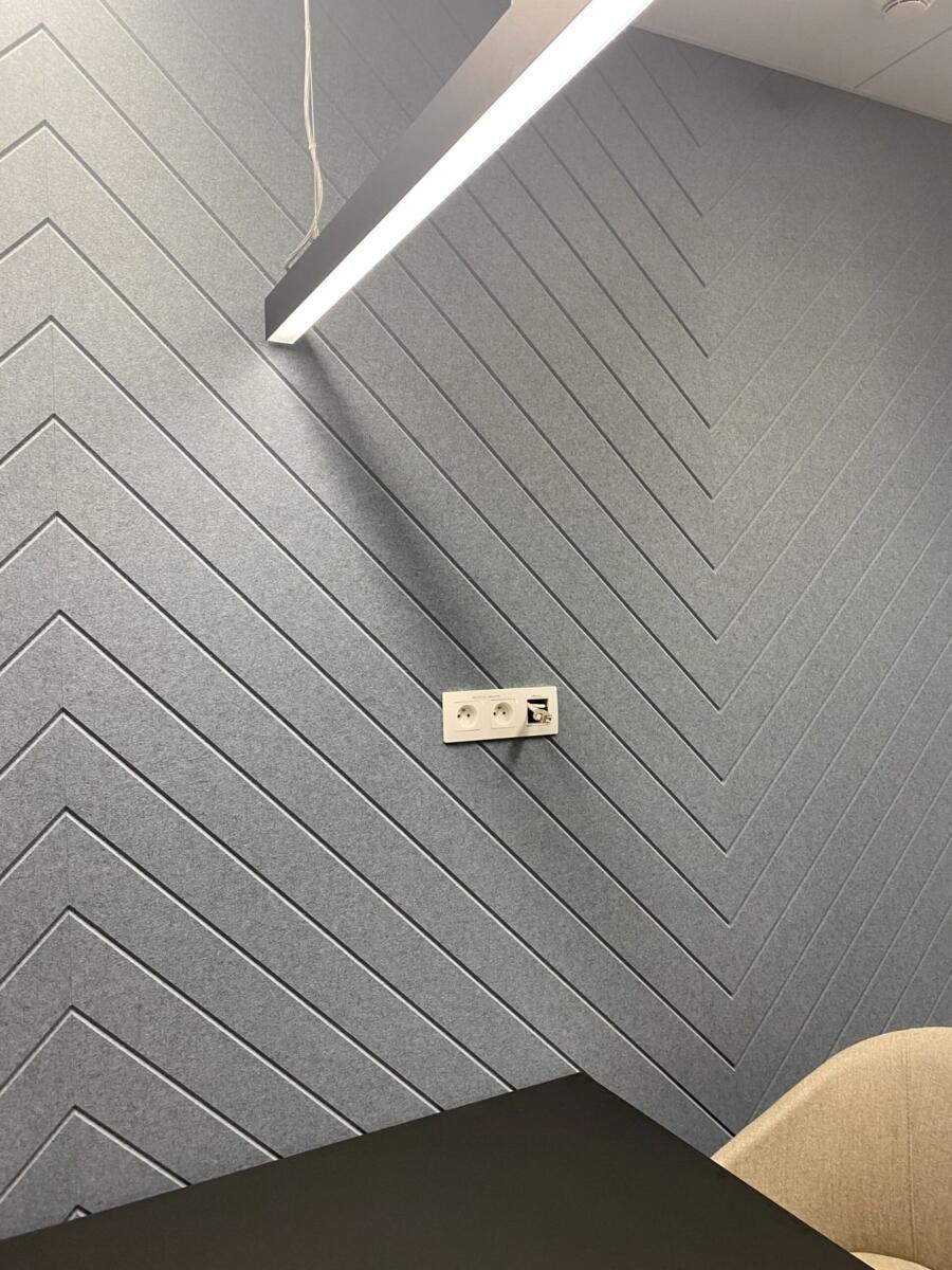 Acoustic panels, V-cut panels, Fovere