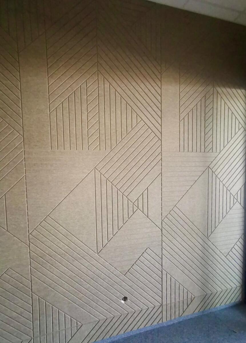 Acoustic panels, V-cut panels, Fovere