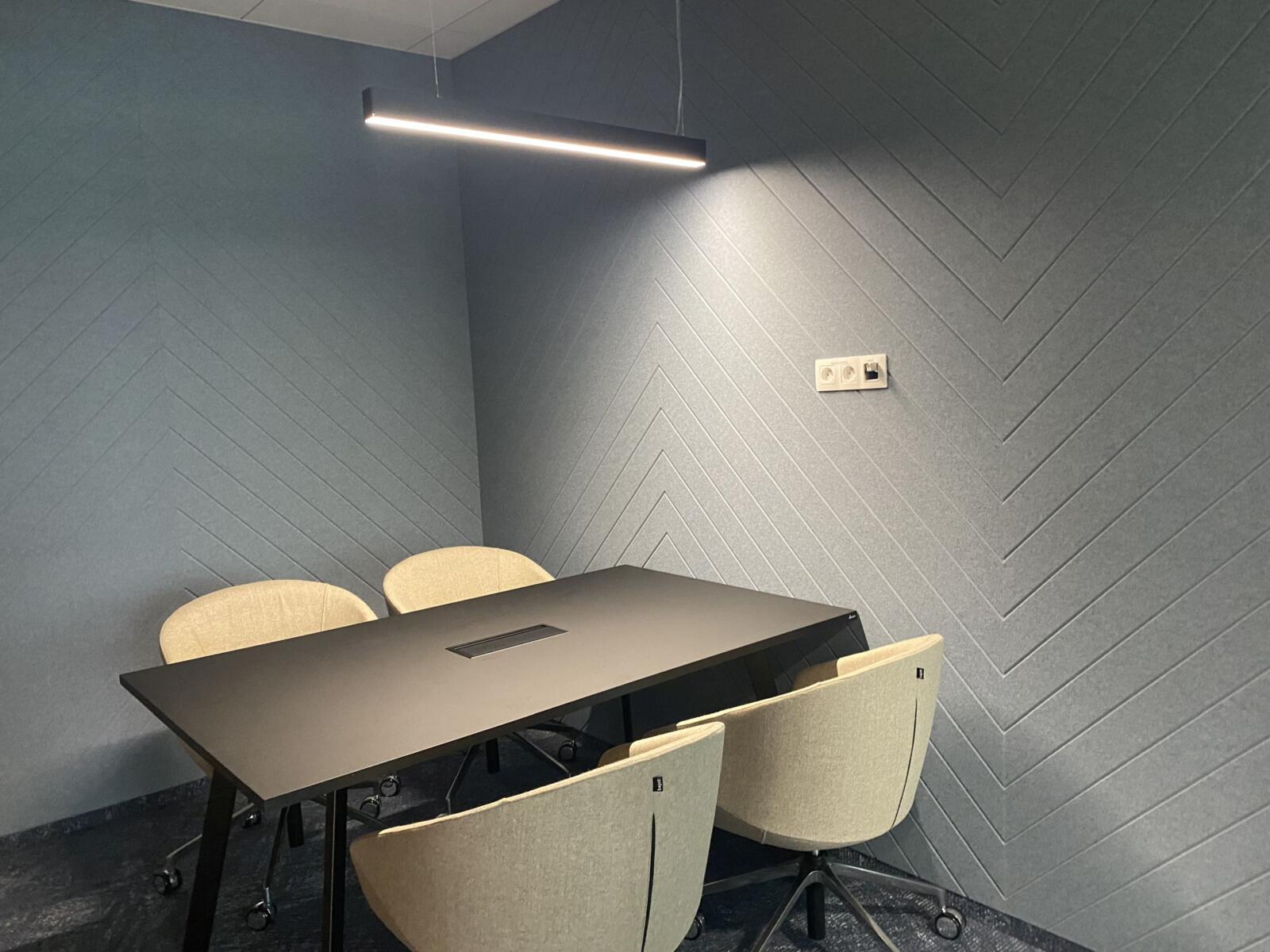 Acoustic panels, V-cut panels, Fovere