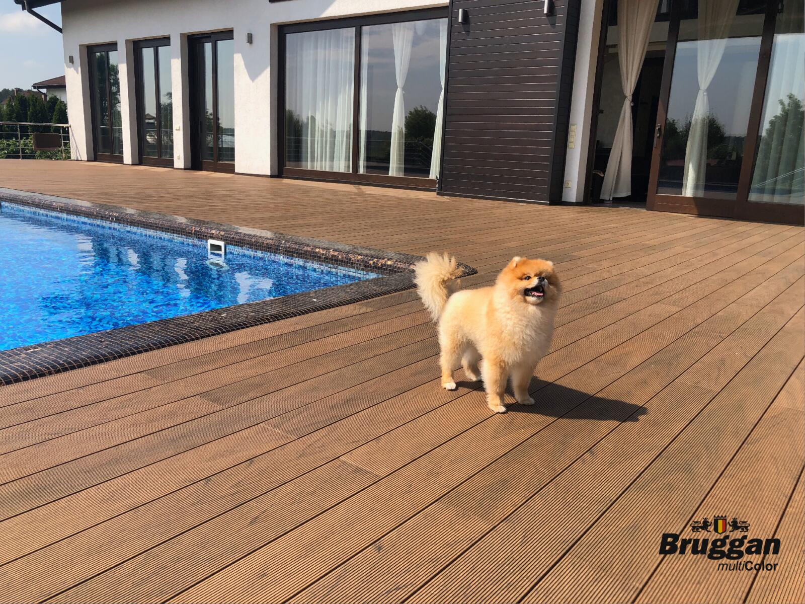 Terrassenbretter, Terrassendiele Bruggan MultiColor Cedar, WOODPLAST